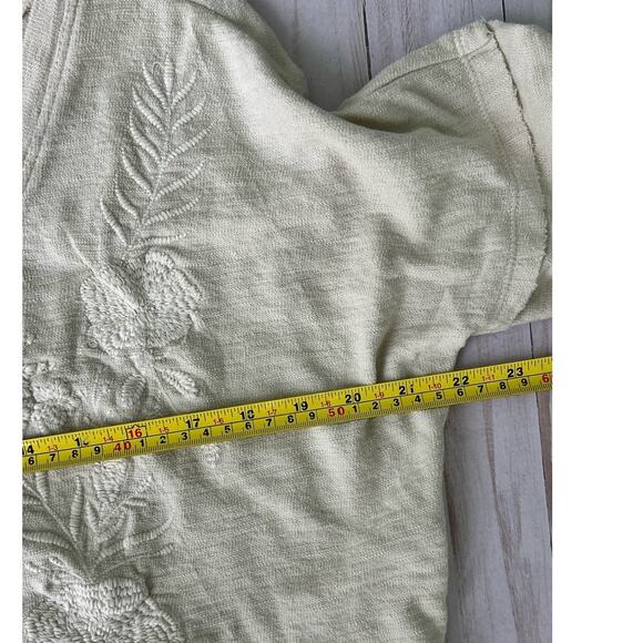 NWT Anthropology by Caite Jonna Top - Size Small Oatmeal Color - Picture 7 of 10